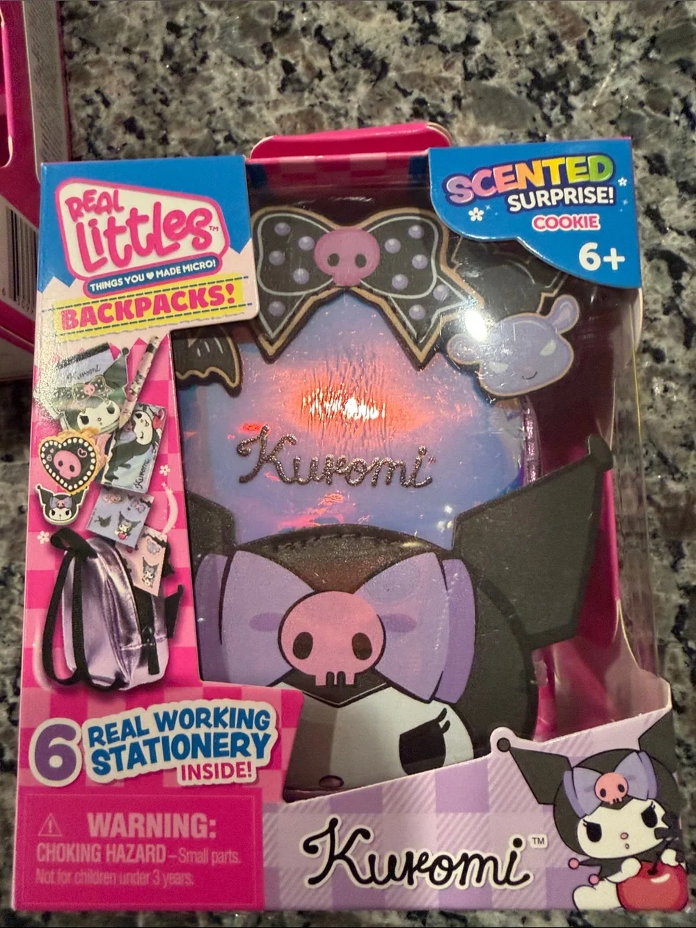 Sanrio Hello Kitty Pink & Kuromi Purple Scented Stationery Backpack Sets